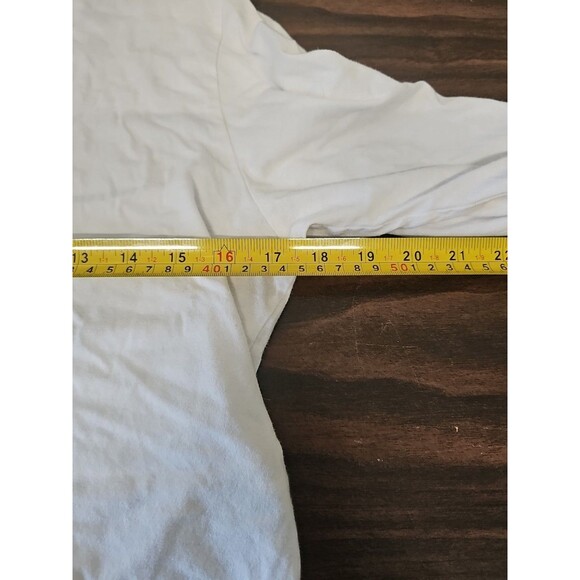 Vans Long Sleeve Notebook Crop Flowered White T-Shirt XL - Picture 7 of 8